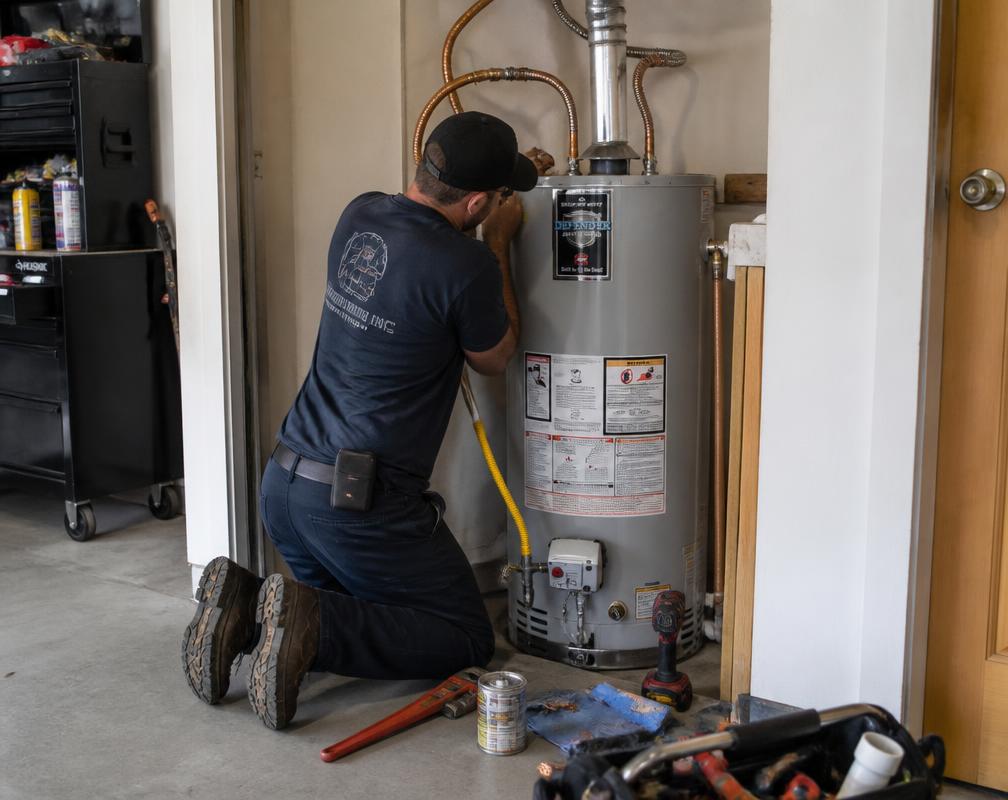 New water heater installation in a North Mississippi home